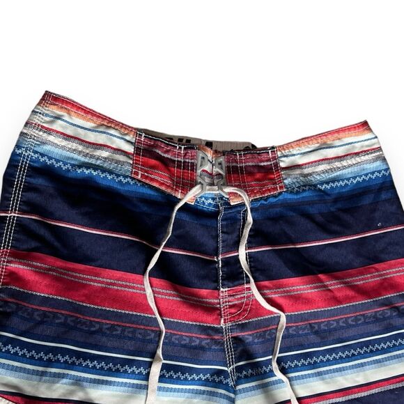 Hecho De Billabong Multicolored Board Swim Shorts Aztec Pattern Men’s Size 31 - Picture 3 of 13